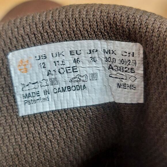 Timberland Graydon Men's US 12 Brown Leather Rain & Snow Sneaker Ankle Boots EUC - Picture 9 of 9